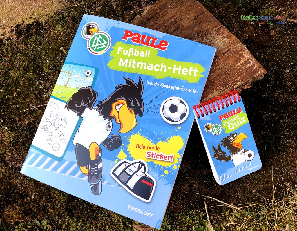 Fußball - Mitmach-Heft und Rätselblock in Blau