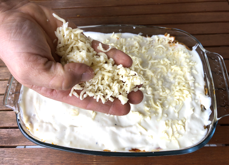 Kürbis-Lasagne - Käse